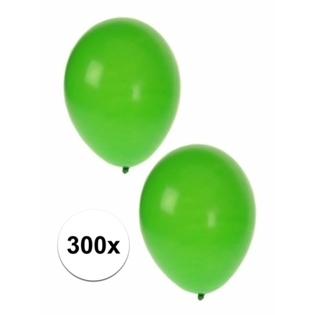 Decoratie ballonnen groen 300 st