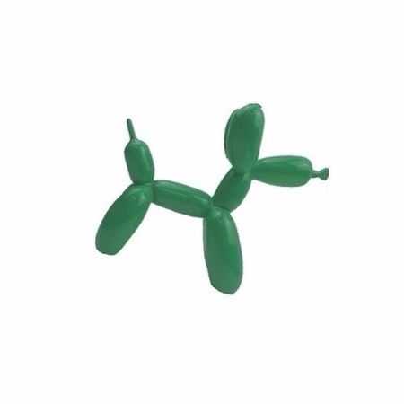 Green modeling balloons 100x