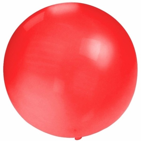 Groot formaat rode ballon met diameter 60 cm