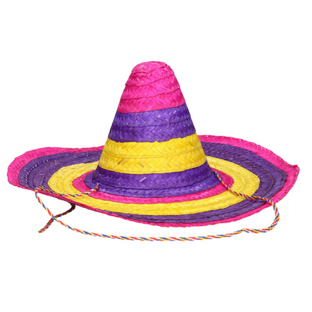 Large sombrero multi colour 50 cm