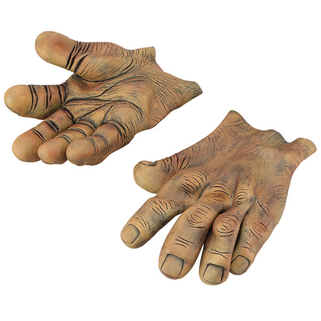 Giant horror Frankenstein hands latex