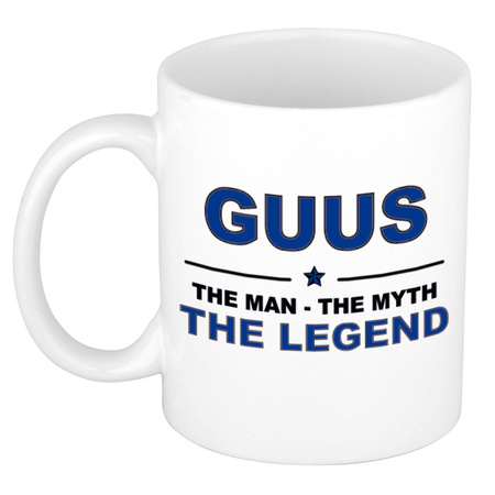 Guus The man, The myth the legend collega kado mokken/bekers 300 ml