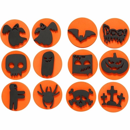 Halloween foam stamps 12 pieces