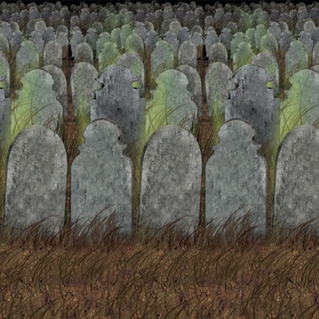 Halloween scenesetter cemetery