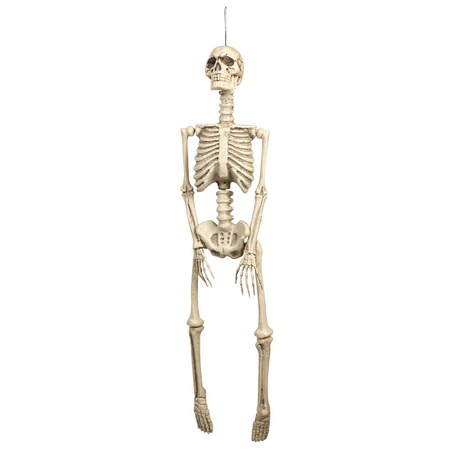Hangende grote horror decoratie skelet 92 cm
