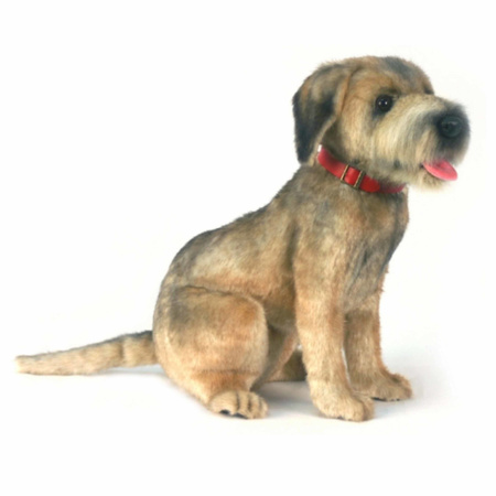 Levensechte Hansa pluche Border Terrier hond knuffel 44 cm