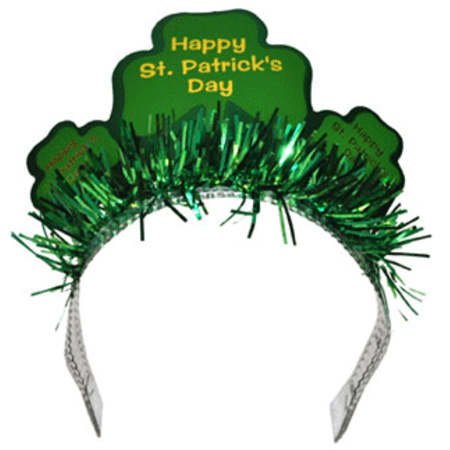 Green headband Happy St. Patricks day