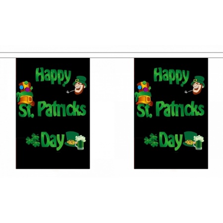 Polyester vlaggenlijn St. Patricks day