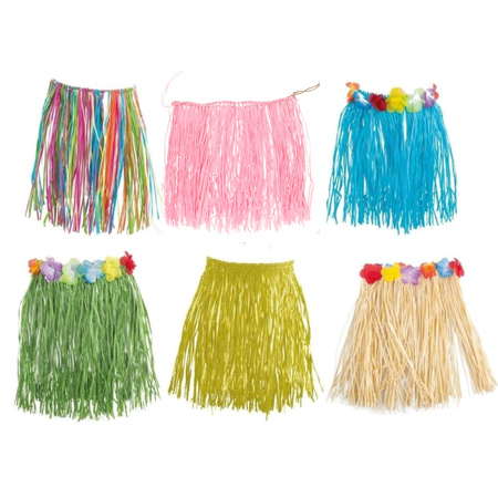 Toppers - Hawaiian skirt straw raffia 42 cm