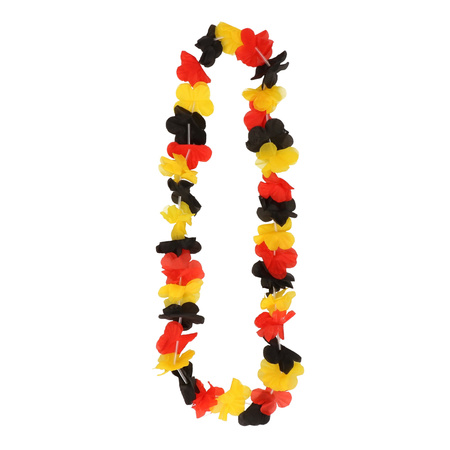Toppers - Hawaii guirlande black red yellow