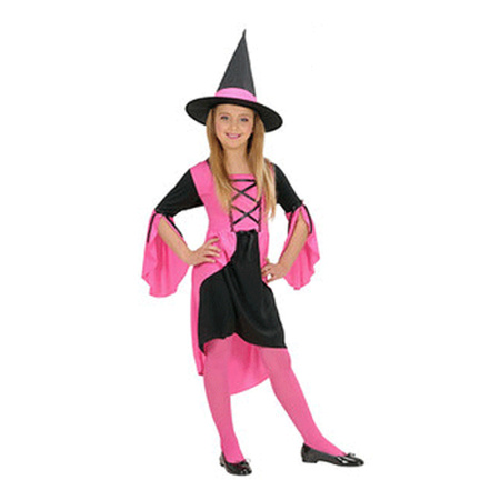 Witch dress pink for girls