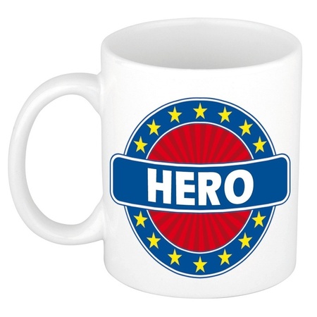 Namen koffiemok / theebeker Hero 300 ml