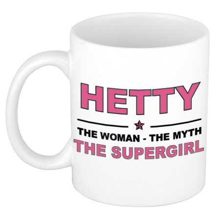 Hetty The woman, The myth the supergirl collega kado mokken/bekers 300 ml