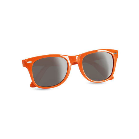 Trendy sunglasses with orange frame