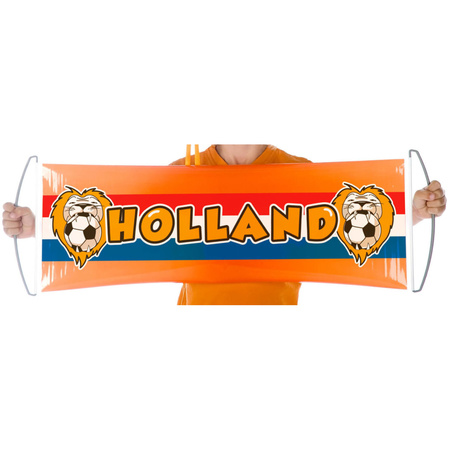 Orange banner with Dutch lion 80 cm
