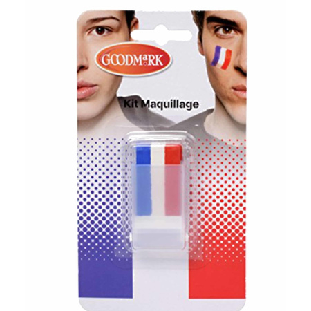 Makeup stick red white blue