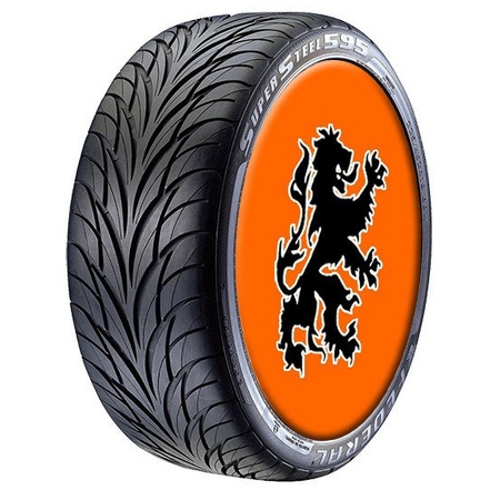 Orange car wheel cover Holland
