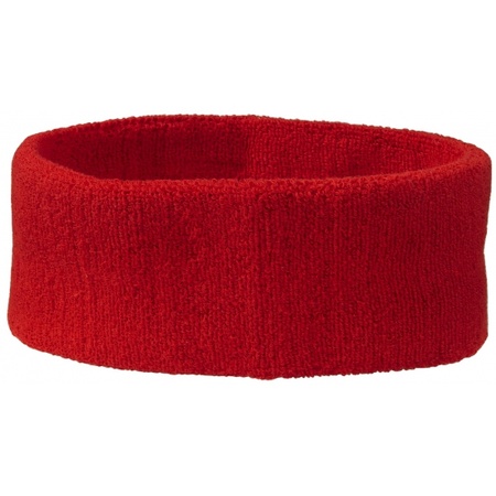 Red headband for sport