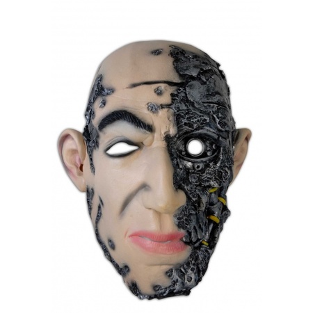 Horror theme mask cyborg