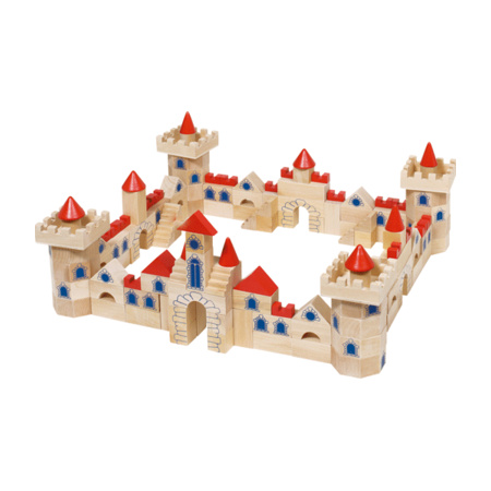 145-delige set bouwblokken kasteel
