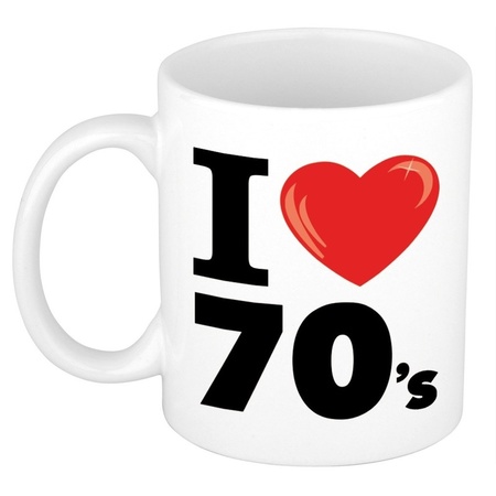 I Love 70's mug 300 ml
