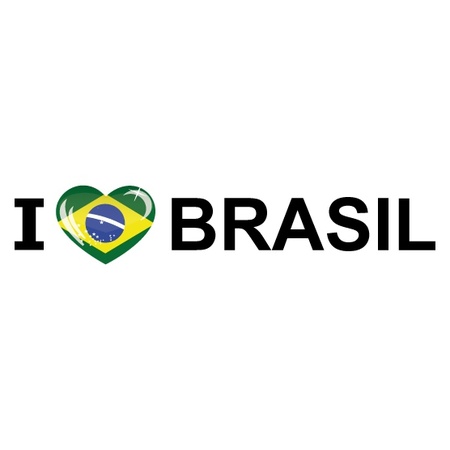 I Love Brasil stickers