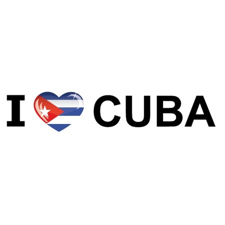 I Love Cuba stickers