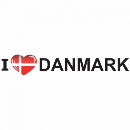 I Love Denmark sticker