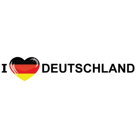 I Love Deutschland stickers