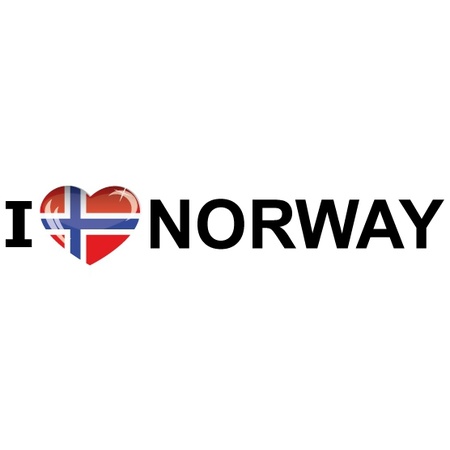 I Love Norway stickers