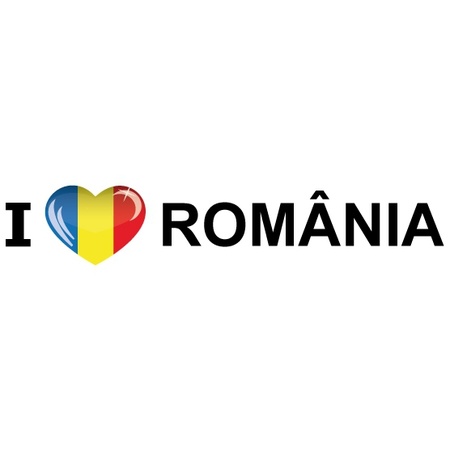 I Love Romania sticker