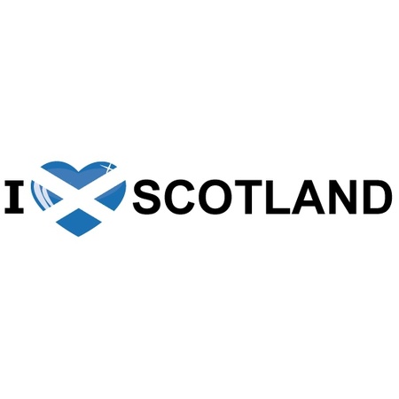 I Love Scotland stickers