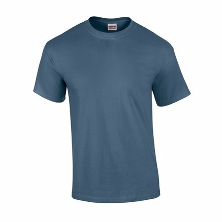 Indigo blue cotton shirt for adults