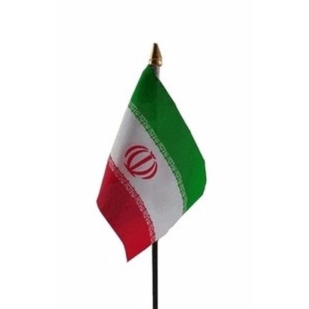 Iran vlaggetje met stokje