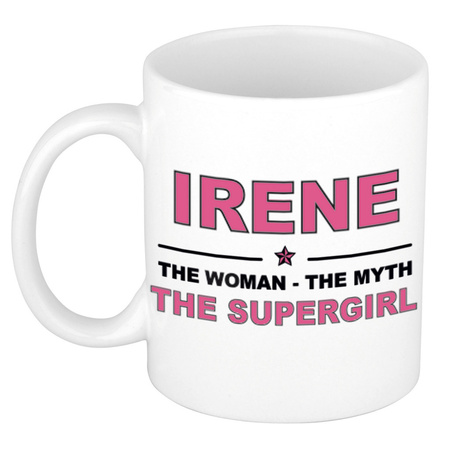 Irene The woman, The myth the supergirl collega kado mokken/bekers 300 ml