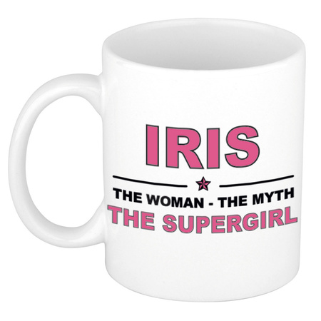 Iris The woman, The myth the supergirl collega kado mokken/bekers 300 ml