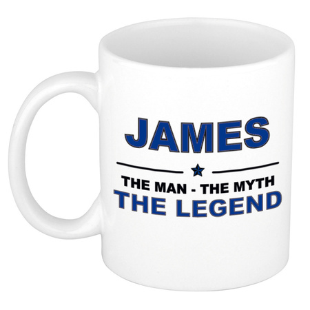 James The man, The myth the legend collega kado mokken/bekers 300 ml