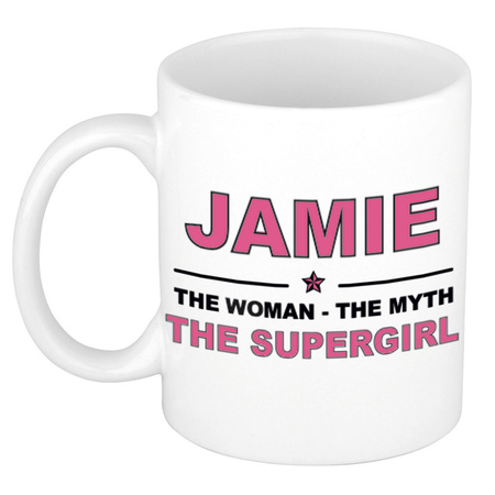 Jamie The woman, The myth the supergirl collega kado mokken/bekers 300 ml