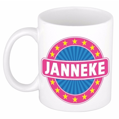 Janneke name mug 300 ml