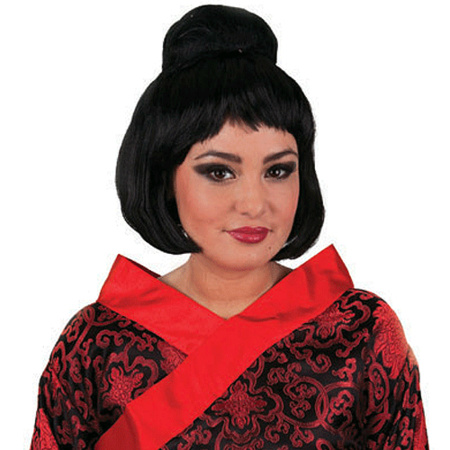 Black Japanese Geisha wig