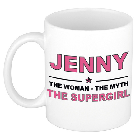 Jenny The woman, The myth the supergirl name mug 300 ml