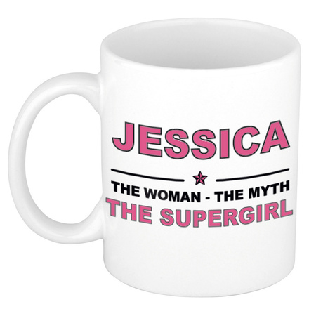 Jessica The woman, The myth the supergirl collega kado mokken/bekers 300 ml