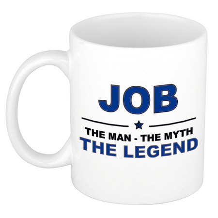 Job The man, The myth the legend collega kado mokken/bekers 300 ml