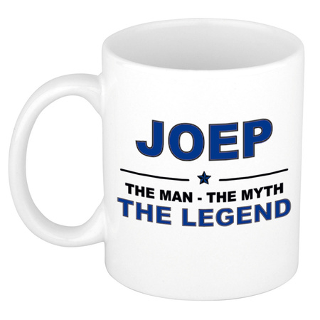 Joep The man, The myth the legend collega kado mokken/bekers 300 ml