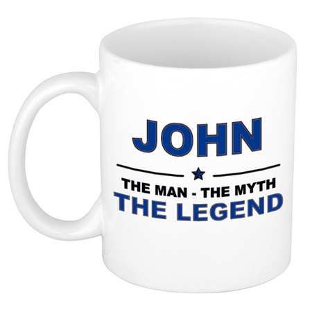 John The man, The myth the legend collega kado mokken/bekers 300 ml