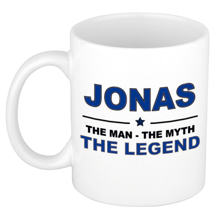 Jonas The man, The myth the legend name mug 300 ml