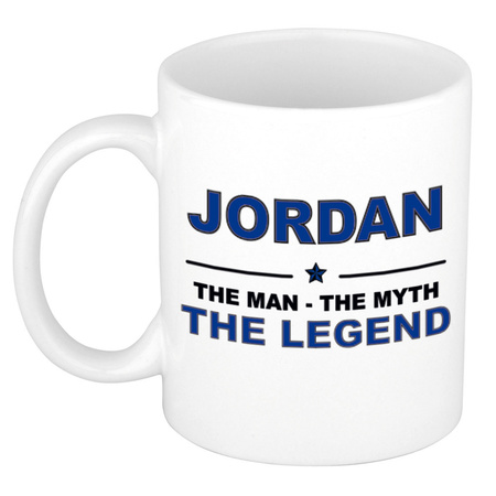 Jordan The man, The myth the legend name mug 300 ml