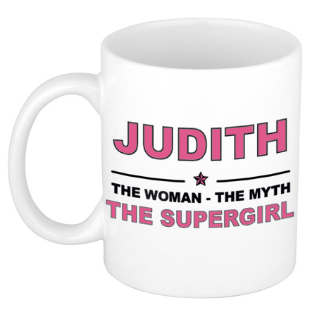 Judith The woman, The myth the supergirl collega kado mokken/bekers 300 ml