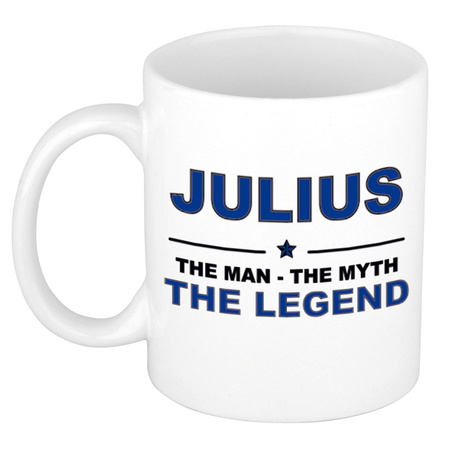 Julius The man, The myth the legend collega kado mokken/bekers 300 ml