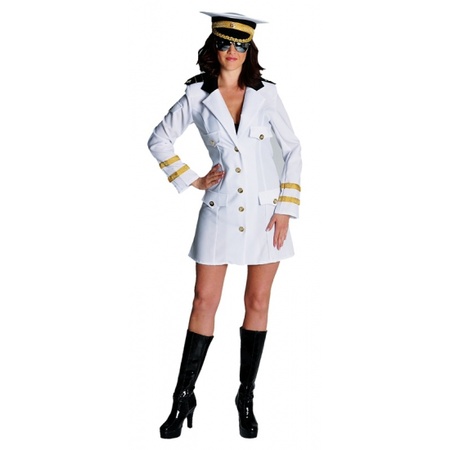 Captain dress white for adults